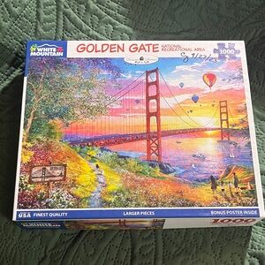 White Mountain Golden Gate Puzzle - Vibrant Landscape